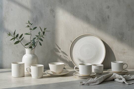 Stunning showcase of sleek and simple kitchenware items