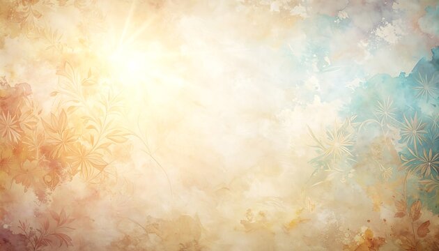 Vintage floral backdrop