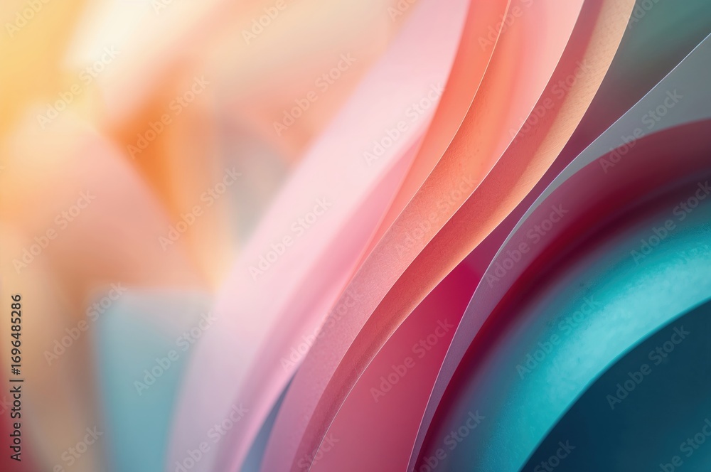 Aufkleber paper-style backdrop with vibrant abstract colors