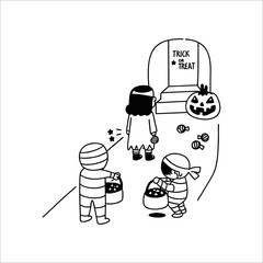 Halloween element set	

