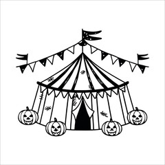 Halloween element set	
