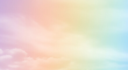 Aesthetic muted rainbow gradient background