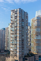 High-rise housing buildings in Century City, Chengdu