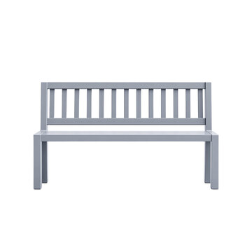 Isolated bus stop bench icon on a transparent urban design minimalist environment