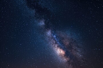 Obraz premium Radiance of the Galactic Night Sky