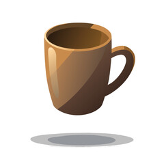 coffee cup isolated on white