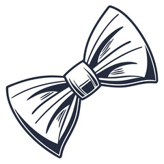 Classic bow tie icon for formal wear and accessories