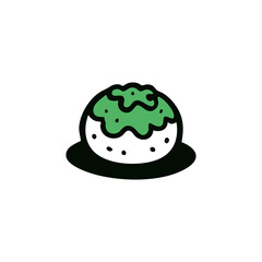 Black line art of a stylized cat jumping, decorated with hearts along its body