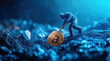 Mining cryptocurrency coin