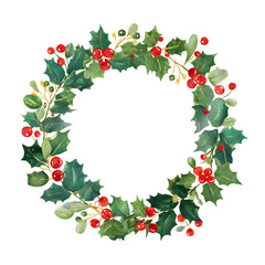 frame, christmas, holly, leaf, decoration, flower, card, nature, border, plant, berry, vector, xmas, green, floral, branch, holiday, illustration, design, greeting, red, ornament, flowers, season, lea