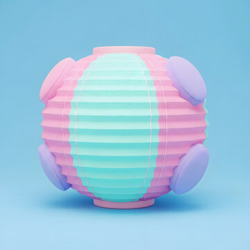 Pastel Colored Koosh Ball with Textured Surface and Protruding Elements.