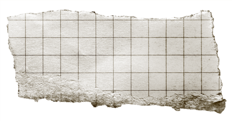 torn brown paper vintage note grid memo black and white	
