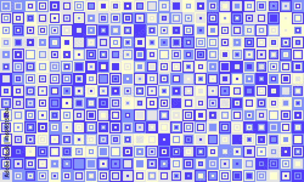 Poster abstract blue and white square pattern. modern geometric design, perfect for website backgrounds, pr