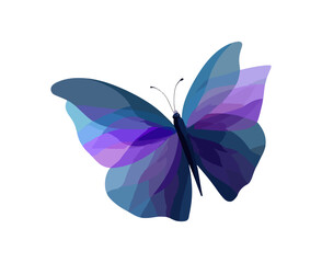 Abstract butterfly design
