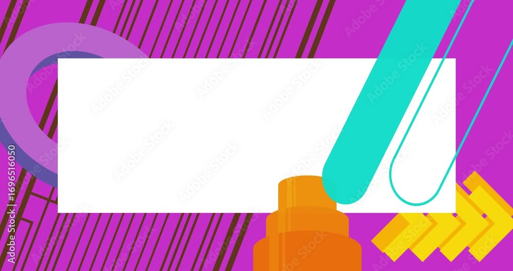 Poster geometrical graphic retro theme background with place for text. minimal geometric elements frame. vi
