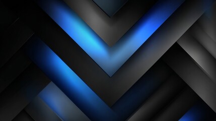 Blue arrow technology background