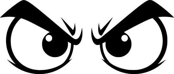 Angry Cartoon Eyes 