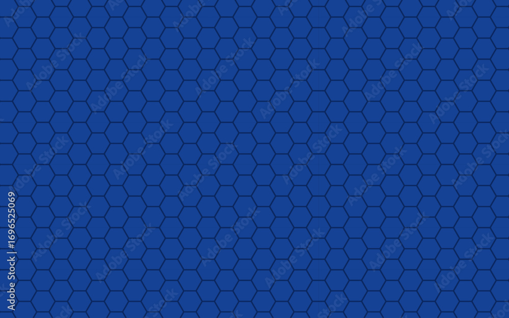 Poster geometric blue hexagonal seamless pattern vector illustration with backdrop-polygonal abstract textu