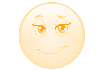 A stylized anthropomorphic egg with a playful slightly mischievous expression isolated on transparent background