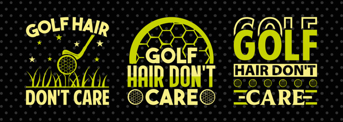 Golf SVG Bundle | Golf Hair Don't Care Digital Design for Cricut & Silhouette