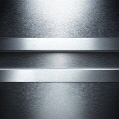 A brushed metal surface texture with horizontal bands, showing light reflection and gradient from dark gray at the bottom to light at the top