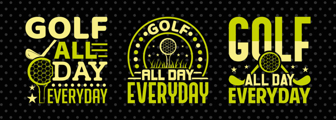 Golf SVG Bundle | All Day Everyday Digital Design for Cricut & Silhouette