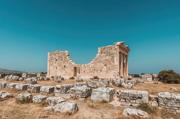 Fototapeta premium Historic ruins of an old settlement
