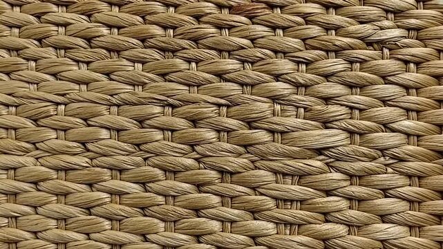 close up of a wicker basket