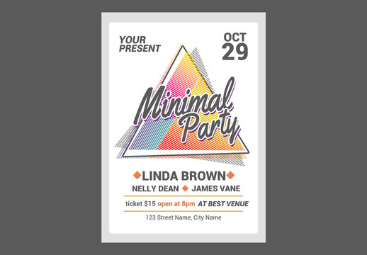 Minimal Party Flyer