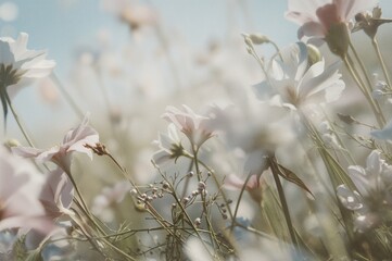Small floral pattern for clothing featuring a warm-season motif