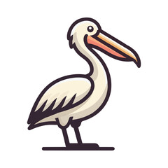 Fototapeta premium pelican illustration design