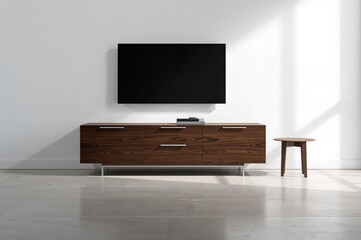 Contemporary storage unit in a vacant bright space