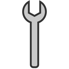 gray wrench icon