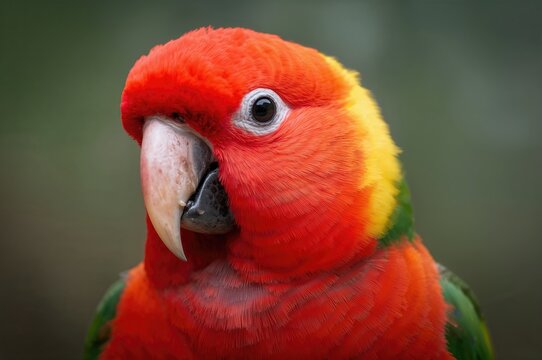 Colorful Lory Parrot