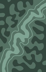 Minimal abstract image for printing. Picture for modern interiors. The picture is painted by hand on a tablet. © neurostructure