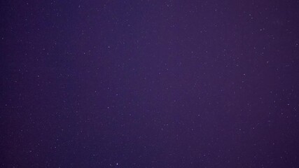 Time lapse of the sky from dusk till dawn