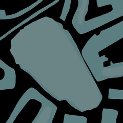 Minimal abstract image for printing. Picture for modern interiors. The picture is painted by hand on a tablet. © neurostructure