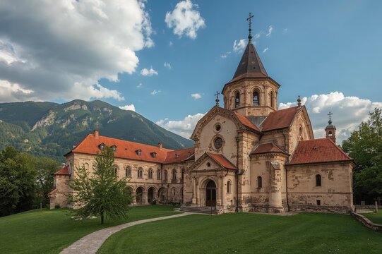 Sanctuary Dedicated to the Virgin Mary Hedec in Eastern Europe
