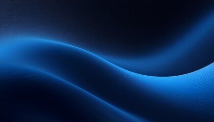 blue black abstract gradient background grain texture effect dark vibrant color flow wave copy space