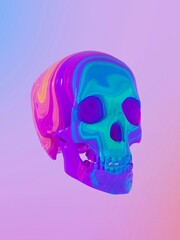 human skull vector illustration