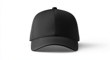 black baseball cap