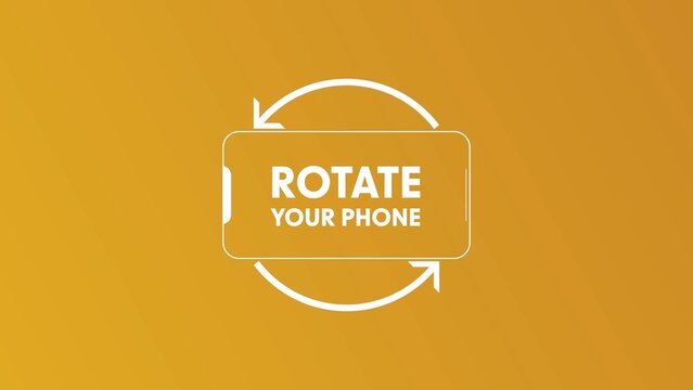 Rotate Your Phone Clean Animated Emblem