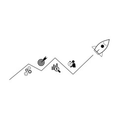 Human Resource and Business Process Infographic