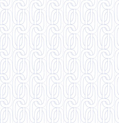 Seamless geometric chain two-color pattern