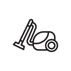 シンプルな掃除機のアイコン