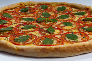 Pizza italiana, uma das comidas mais apreciadas no mundo