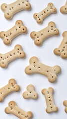 Dog biscuits in bone shape