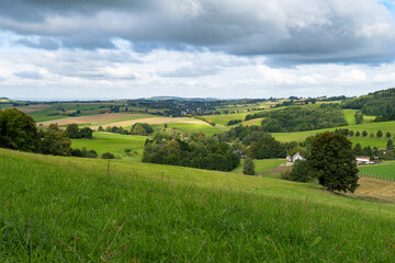 Aussicht von Krumhermsdorf in das Elbsandsteingebirge 3
