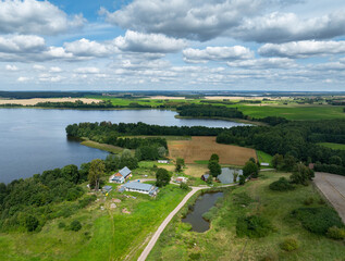 Iława Lake District, near the village of Rucewo, Poland