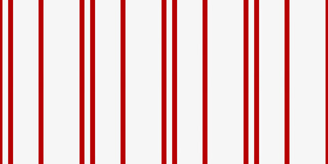 Retro folk seamless pattern tile featuring bold red stripes on a white background